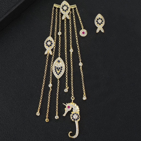 High/Low Nautical Earrings - Picture 8 of 15